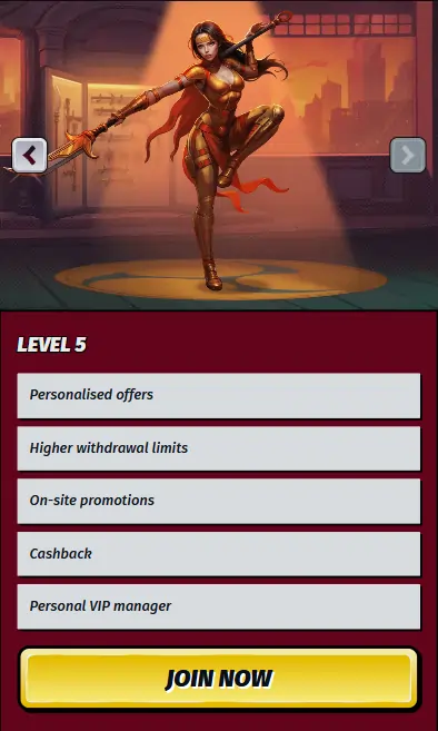 Allyspin Casino - Program VIP