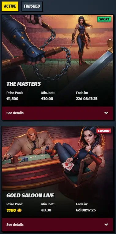 Allyspin Casino - Turnieje i konkursy